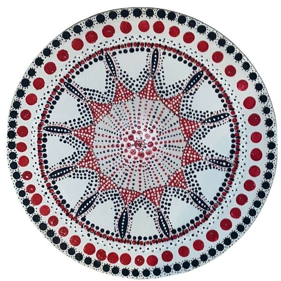 Deb Peters Hand Painted Lazy Susan! - Picture 1 of 6